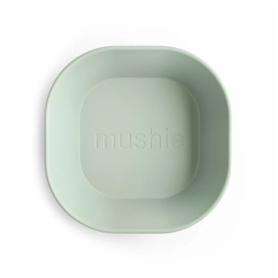 MUSHIE - Lot de 2 Bols Carrés - Sage
